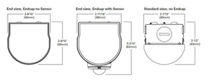 Metalux 8SLSTPSLC-UNV Linear LED Striplight, 8 ft, 4000-11000 lumens, 3500K 4000K 5000K, UNV, 0 to 10V Dimmable