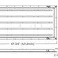 Metalux 24CGTS-L3C3 2'x4' LED Backlit Panel, Selectacble Lumens, Selectable CCT 3500K/ 4000K/ 5000K