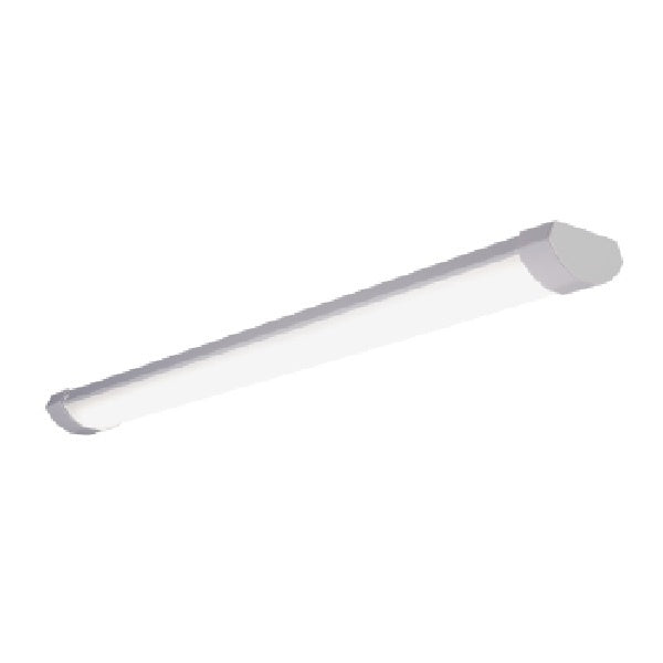 Metalux 4CWPLD4040C 4' LED Commercial Wraparound, 4700 lumen, 4000K, 120-277V, 0-10V Dimming Driver