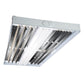 Metalux HBLED-LD5-24SE-W-UNV-L840-EL14W-CD2-U 20" x 48" LED High Bay Efficiency Luminaire, 24000 Lumens, Wide Distribution, 120-277V, 4000K, 0-10V Dimming, with Emergency Battery back up