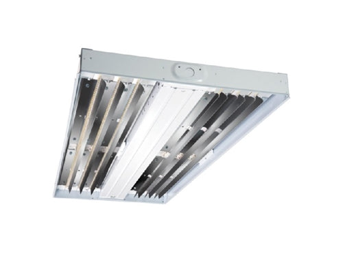 Metalux HBLED-LD5-24SE-W-UNV-L840-CD2-MS-U 20" x 48" LED High Bay Efficiency Luminaire, 24000 Lumens, Wide Distribution, 120-277V, 4000K, 0-10V Dimming, 360 or 180 Degrees Motion Sensor