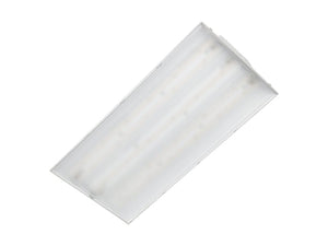 Metalux LHBS-2436-UNV-L84050-U Linear Lensed High Bay, 24000 and 36000 Selectable Lumens, 120-277V, 4000K and 5000K CCT Selectable, 0-10V Dimming Driver