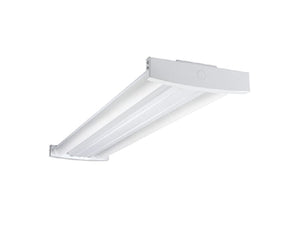 Metalux OHBL-72SE-MCL-UNV-L840-CD-SVPD3-U 4' LED High Bay, 72000 Lumens, Standard Efficacy, Medium Clear Distribution, 120-277V, 80 CRI, 4000K, 0-10V Dimming, Occupancy and Daylight Dimming Sensor