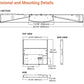 Metalux 22RTC4840 38W 2' x 2' LED Recessed Troffer, 4000K, 4889 Lumens