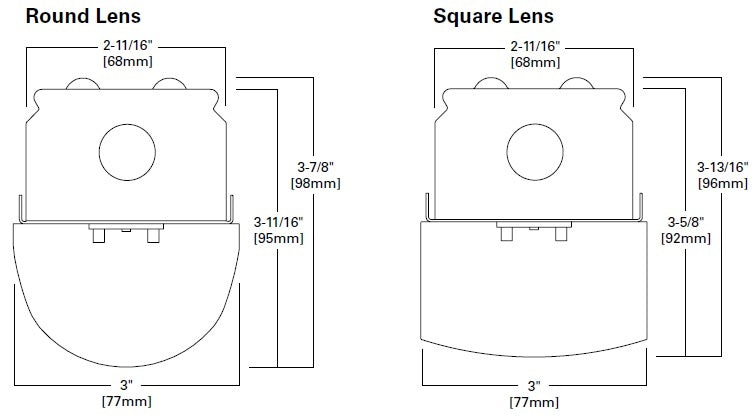 Metalux 4SNLED-LD5-22SL-LN-UNV-L835-CD1-U 16W 4' Linear LED Striplight, Round Semi-frost Lens, Narrow, 2200 Lumens, 3500K, 0-10V Dimming