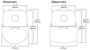Metalux 4SNLED-LD5-48HL-LW-UNV-L830-CD1-U39W 4' Linear LED Striplight, Round Full-frost Lens, Wide, 4800 Lumens, 3000K, 0-10V Dimming
