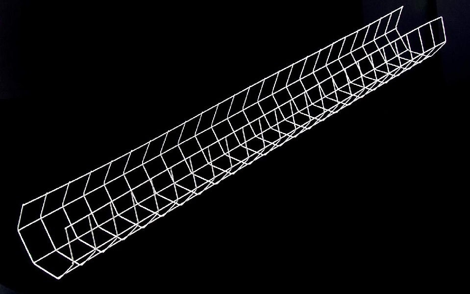 Metalux WG/SSF-4FT-B 4' White Wire Guard for Use with SSF Series Only