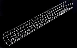 Metalux WG/SSF-4FT-B 4' White Wire Guard for Use with SSF Series Only
