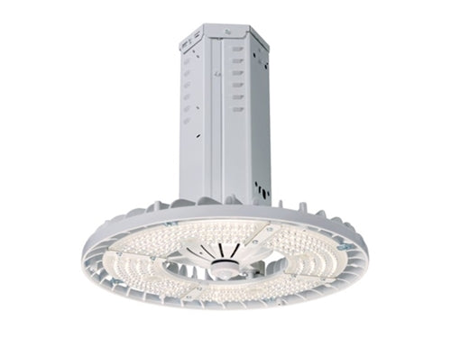 Metalux SSLED-LD5-30W-UNC-L850-CD2-TCB/SHK-U Round LED High Bay, 30000 Lumens, Wide Distribution, 347/480, 80 CRI, 5000K, 0-10V Dimming Driver, Top Connector Box with Die-Cast Aluminum Fixture Hook