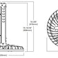 Metalux SSLED-LD5-24-W-UNV-L840-CD2-U 133W LED Round High Bay, 24000 Lumens, Wide Distribution, 120-277V, 4000K, 0-10V Dimming Driver, 2 Drivers