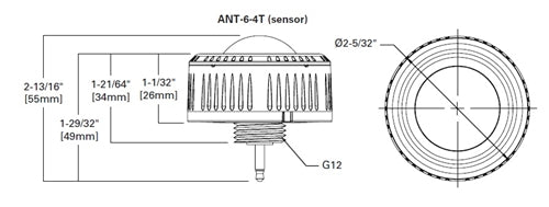 Metalux UHBS-SENSOR PK PIR Sensor 360 Lens 50ft MH Kit