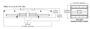 Metalux VHB-24-N-UNV-L850-CD-U 134W Value High Bay, 24000 Lumens, Narrow Distribution, 120-277V, 5000K, Dimmable
