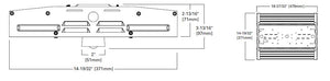 Metalux VHBLED-LD1-24-W-UNV-L840-CD1-U 213W Value High Bay, 24000 Lumens, Wide Distribution, 120-277V, 4000K, Dimmable