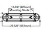 Metalux 2VT3-LD5-2-W-UNV-L850-CD1-U 17W 2' Vaportite, 2K Lumen, Wide Dist, 120-277V, 5000K, 2000 Lumens, Dimmable