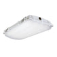 Metalux VT4S-18-PC-UNV-L840-CD2-WL-U 2' Industrial Vaportite LED, 18000 Lumens, Clear Poly Carbonate Lens, 120-277V, 4000K, 0-10V Dimming Driver, 2 Drivers, Wet Label