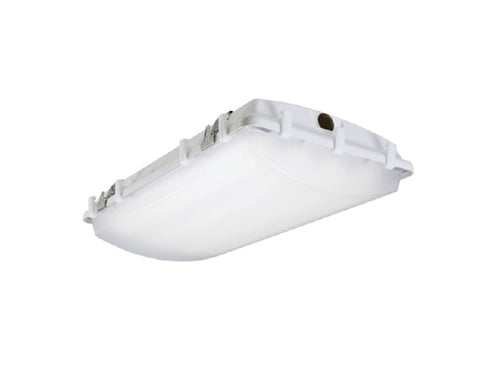 Metalux VT4S-18-PC-UNV-L840-CD2-WL-U 2' Industrial Vaportite LED, 18000 Lumens, Clear Poly Carbonate Lens, 120-277V, 4000K, 0-10V Dimming Driver, 2 Drivers, Wet Label