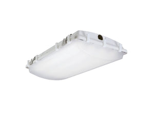 Metalux VT4S-12-DRF-UNV-L840-CD2-WL-U 2' Industrial Vaportite LED, 12000 Lumens, Frosted Acrylic High Impact Lens, 120-277V, 80 CRI, 4000K, 0-10V Dimming Driver, 2 Drivers, Wet Label