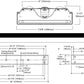 Metalux 4WNLED-LD4-50SL-F-UNV-L840-CD1-U 42.4W 4' Utility LED Wraparound, 5000 Lumens, 120-277V, 0-10 Dimming Driver, 4000K