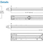 Metalux 4WPLD4035C 39W 4' Low Profile LED Utility Wraparound, 3500K, 4460 Lumens, 120-277V, 0-10V Dimming to 10%