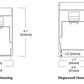 NeoRay S122DS-C485D930JB-4F0-1-UDD-A-W 2" LED Surface Direct, Core, 485 Lms/ft, 90 CRI, 3000K, Gypsum Board, Junction Box, 4' Length, 12 Ft Section, Single Circuit, 120-277V, 0-10V Dim to 10%, Asymmetric Diffuser, White