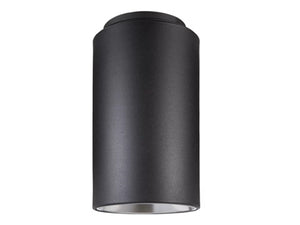 Porfolio LSR8B120D010MB Surface Ceiling Mount Cylinder, 12000 Lumens, 120-277V, 0-10V Dimming, 1%-100%, 120-277V, Matte Black