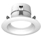 Prescolite LBRA-4RD-T-07L-CS9-BL 4" LED Round Downlight Module, Trim Module, 700 Lumens, 120-277V, Switchable CCT (2700K/3000K/3500K/4000K/5000K), White Color