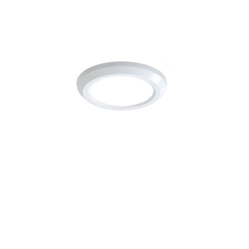Prescolite LBSD-4RD-CS9-WH 4" Disk Surface Mount Round LED Downlight, J-Box Mount, 1000 Lumens, 90 CRI, Switchable CCT 2700K/3000K/3500K/4000K, 120-277V with Phase Dimming, White