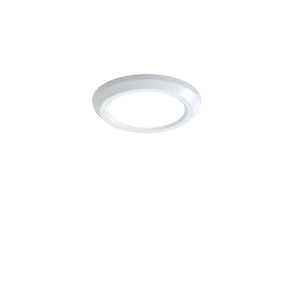 Prescolite LBSD-4RD-CS9-WH 4" Disk Surface Mount Round LED Downlight, J-Box Mount, 1000 Lumens, 90 CRI, Switchable CCT 2700K/3000K/3500K/4000K, 120-277V with Phase Dimming, White