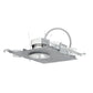 Prescolite LF4SL-4LFSL-15L-35K8-WW 4" Housing Lens Standard Lumen Downlight, Semi Diffuse Clear Alzak, 1500 Lumen Module, 3500K Color Temperature, 80 CRI, White
