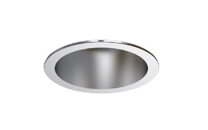 Prescolite LFR-6RD-T-WC 6" Round Downlight Trim, Painted White Cone and Flange