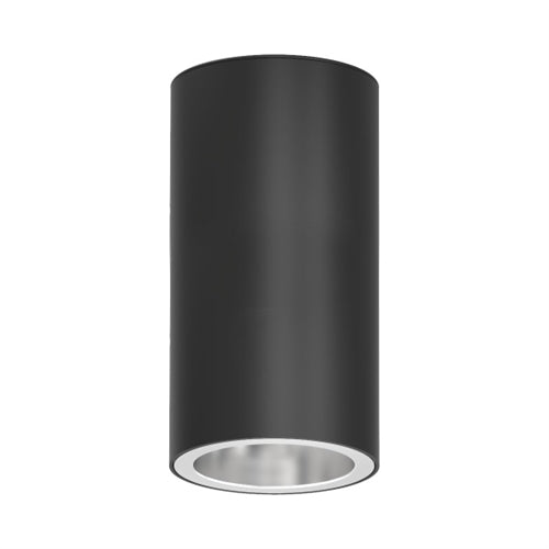 Prescolite LTC-6RD-CM15L27K8WD-DM1-BC 6" Round Downlight Cylinder, 6 ft Cord Mounting, 1500 Lumens, 2700K, 80 CRI, Wide Distribution, 0-10V Dimming to 1%, Painted Black Cone and Flange