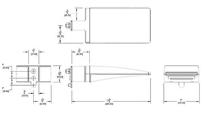 RAB ALED13/PC LED 13W Area Light, 120V Button Photocell, 5000K (Cool), 1064 Lumens, 66 CRI, Bronze Finish