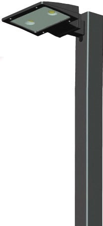 RAB ALED20/PC LED 20W Area Light, 120V Button Photocell, 5000K (Cool), 1401 Lumens, 70 CRI, Bronze Finish