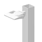 RAB ALED20NW LED 20W Area Light, No Photocell, 4000K (Neutral), 1111 Lumens, 74 CRI, White Finish