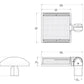 RAB ALED3T150SFYW/BL 150W LED Area Light, Type III Distribution, Slipfitter Mount, No Photocell, 3000K (Warm), 10345 Lumens, 81 CRI, 120-277V, Bi-Level Operation, White Finish