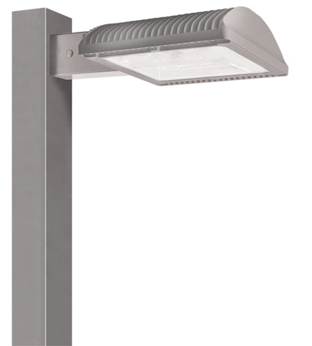 RAB ALED3T150YRG/BL 150W LED Area Light, Type III Distribution, Pole Mount, No Photocell, 3000K (Warm), 10345 Lumens, 81 CRI, 120-277V, Bi-Level Operation, Gray Finish
