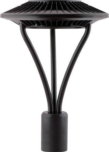 RAB ALED5T26Y 26W LED Type V (Circular) Area Light, No Photocell, 3000K (Warm), 2061 Lumens, 84 CRI, 120-277V, Standard Operation, Bronze Finish