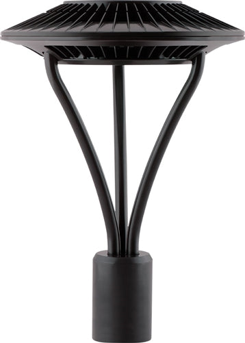RAB ALED5T52 52W LED Type V (Circular) Area Light, No Photocell, 5000K (Cool), 4877 Lumens, 64 CRI, 120-277V, Standard Operation, Bronze Finish