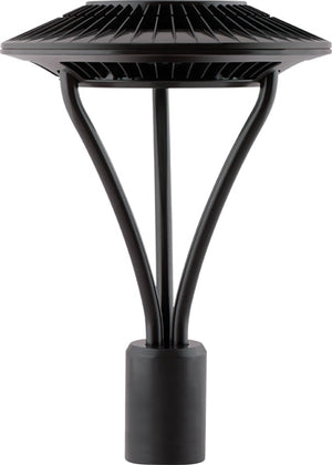 RAB ALED5T52/D10 52W LED Type V (Circular) Area Light, No Photocell, 5000K (Cool), 4877 Lumens, 64 CRI, 120-277V, Dimmable Operation, Bronze Finish