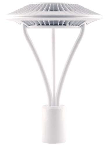 RAB ALED5T78W 78W LED Type V (Circular) Area Light, No Photocell, 5000K (Cool), 7021 Lumens, 64 CRI, 120-277V, Standard Operation, White Finish