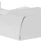 RAB ALS250XQTW 250W High Pressure Sodium AL Wall Mount Area Light, 24000 Lamp Life, Type II Distribution, White Finish