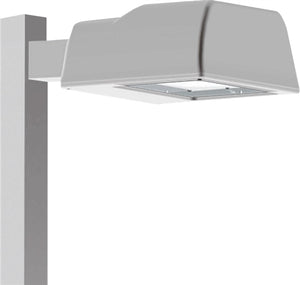 RAB ALS400QTW 400W High Pressure Sodium AL Pole Mount Area Light, 24000 Lamp Life, Type II Distribution, White Finish