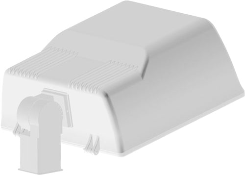 RAB ALS400SFQTW 400W High Pressure Sodium AL Slipfitter Mount Area Light, 24000 Lamp Life, Type II Distribution, White Finish