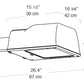 RAB ALS400XQT/PCS 400W High Pressure Sodium AL Wall Mount Area Light, 120V Swivel Photocell,24000 Lamp Life, Type II Distribution, Bronze Finish