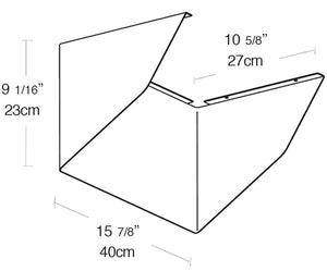 RAB ALXHS9 9" Houseside Shield, Compatible with ALX