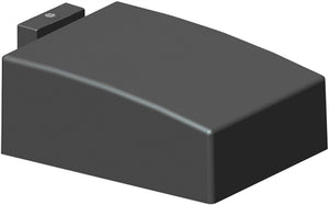 RAB ALXS400FXQT/PCT2 400W High Pressure Sodium ALX Flat Wall Mount Area Light, 277V Photocell, 24000 Lamp Life, Type II Distribution, Bronze Finish