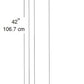 RAB BLED13/PC 13W LED Rectangular Bollard 5000K Color Temperature (Cool), 66 CRI,  with Photocell, Bronze Finish