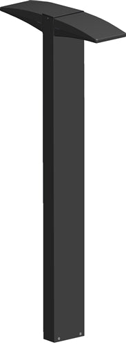 RAB BLED2X13 26W LED Rectangular Bollard, Two BLEDs, 5000K Color Temperature (Cool), 66 CRI,  Bronze Finish