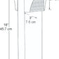 RAB BLED2X5-18 5W LED Square Bollard, Two BLEDs, 5000K Color Temperature (Cool), 68 CRI, 18" Mounting Height, Bronze Finish