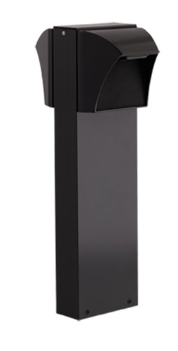 RAB BLED2X5-18Y 5W LED Square Bollard, Two BLEDs, 3000K Color Temperature (Warm), 87 CRI, 18" Mounting Height, Bronze Finish
